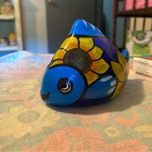 ⭐️5/$20 Ceramic fish vintage trinket